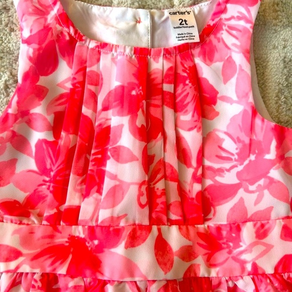 Carter's Pink Sleeveless Sundress with Crew Neck - Picture 5 of 6